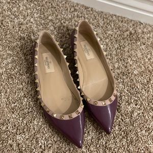 Valentino rockstud flats